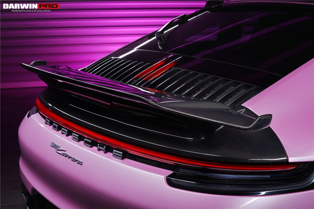 2019-2023 Porsche 911 992 Carrera S & 4 & 4S BKSSII Style Trunk Wing - DarwinPRO Aerodynamics