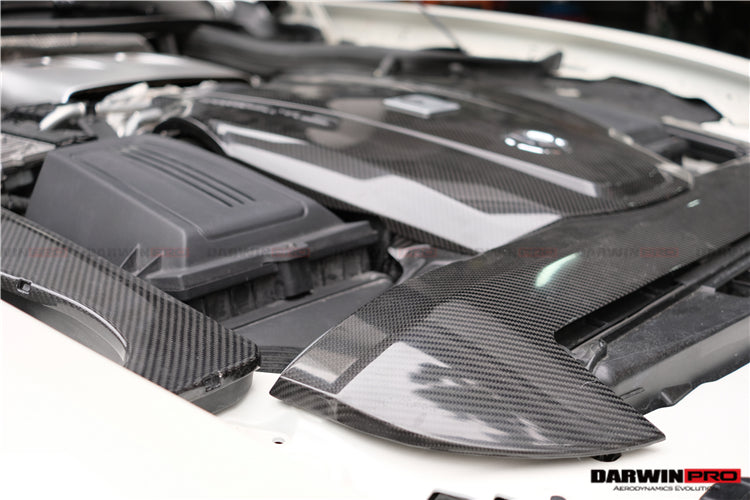 2015-2020 Mercedes Benz AMG GT/GTS Autoclave Carbon Fiber Radiator Cover Repalcement - DarwinPRO Aerodynamics