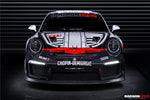  2016-2019 Porsche 911 991.2 Carrera /Targa 4/4S GT2RS Style Partial Carbon Fiber Front Bumper - DarwinPRO Aerodynamics 