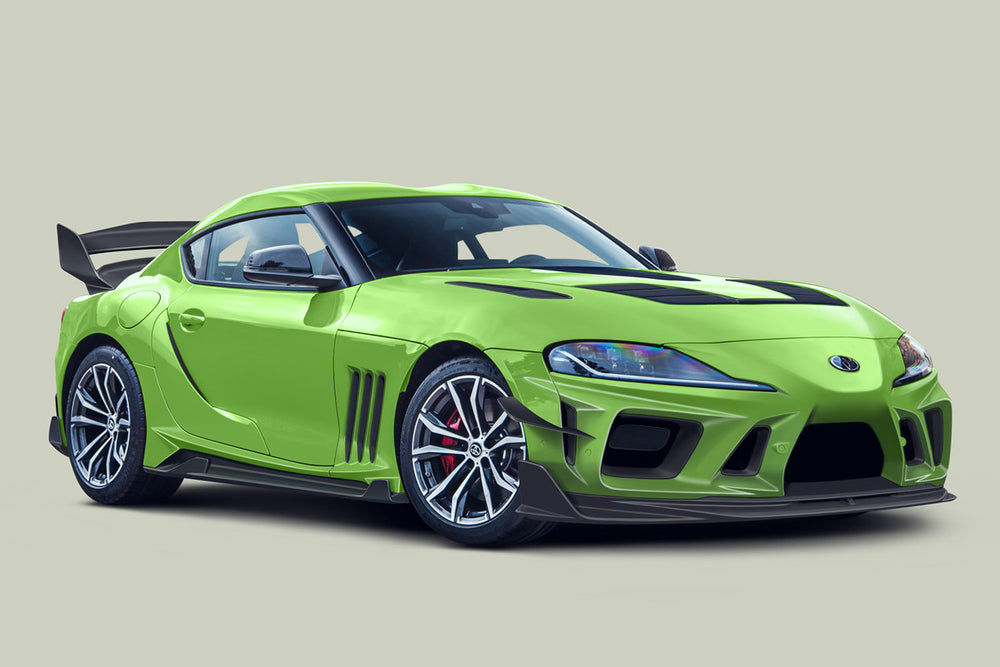 2019-UP Toyota GR Supra (J29/DB) A90 A91 BKSSII Style Part Carbon Fiber Side Skirts & Fender - DarwinPRO Aerodynamics