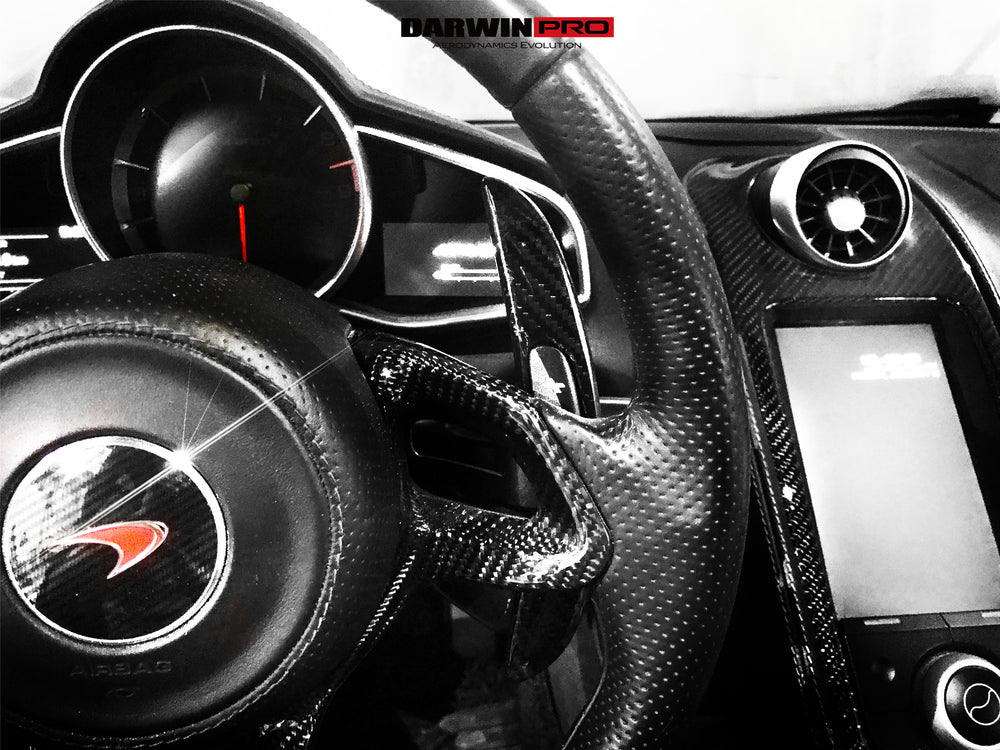 2011-2020 McLaren 540c/570s/650s/12C Autoclave Carbon Fiber Shift Paddles - DarwinPRO Aerodynamics