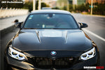 2014-2020 BMW M2/M2C  2-SERIES F22/F23F87 IMP Performance Partial Carbon Fiber Hood - DarwinPRO Aerodynamics 