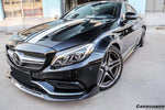  2015-2021 Mercedes Benz C-Class W205 Coupe PS Style Side Skirts - Carbonado 