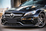  2015-2018 Mercedes Benz W205 C63/S AMG Coupe BR Style Front Lip 