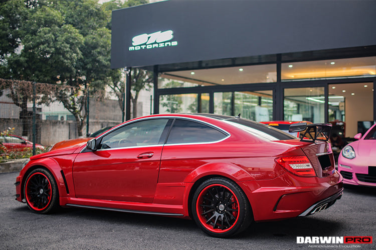 Mercedes Benz W204 C Class/ C63 AMG Coupe BKSS Style Carbon Fiber Trunk Spoiler - DarwinPRO Aerodynamics