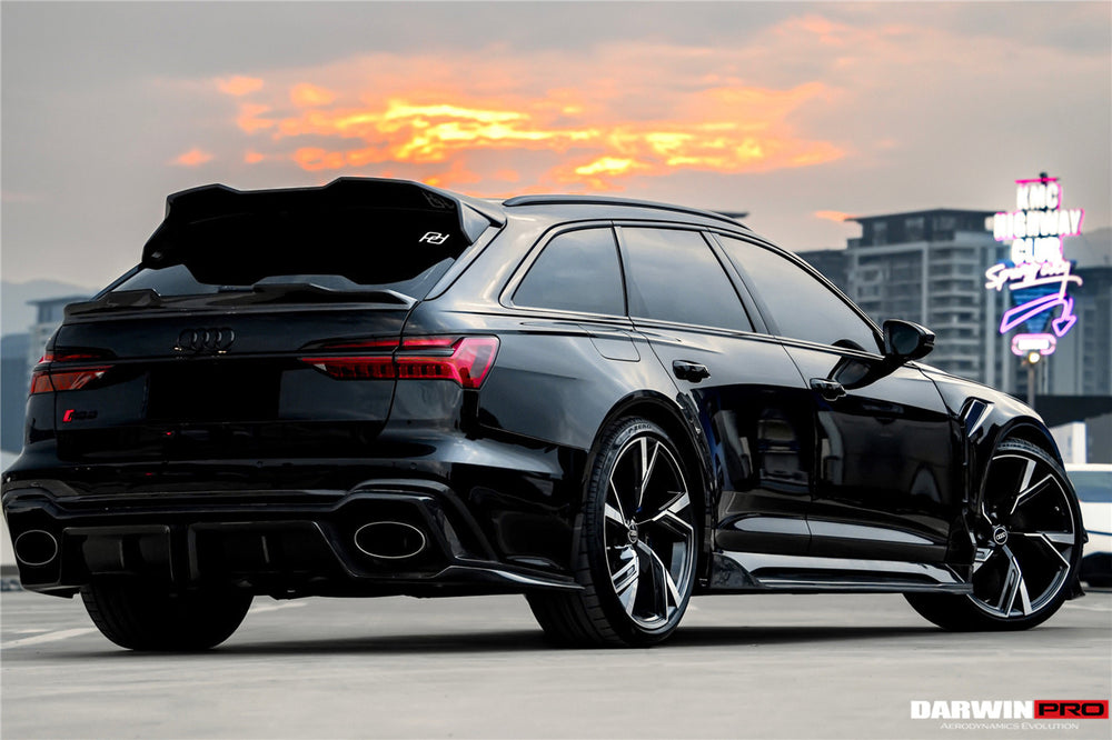 2019-2023 Audi RS6 Avant C8 IMP Performance Carbon Fiber Middle Spoiler - DarwinPRO Aerodynamics