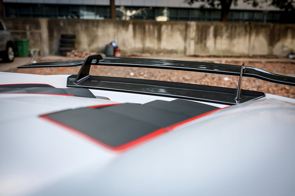 2015-2020 Lamborghini Huracan LP610/LP580 VRS-II Style Carbon Fiber Trunk Spoiler w/ Base - Carbonado
