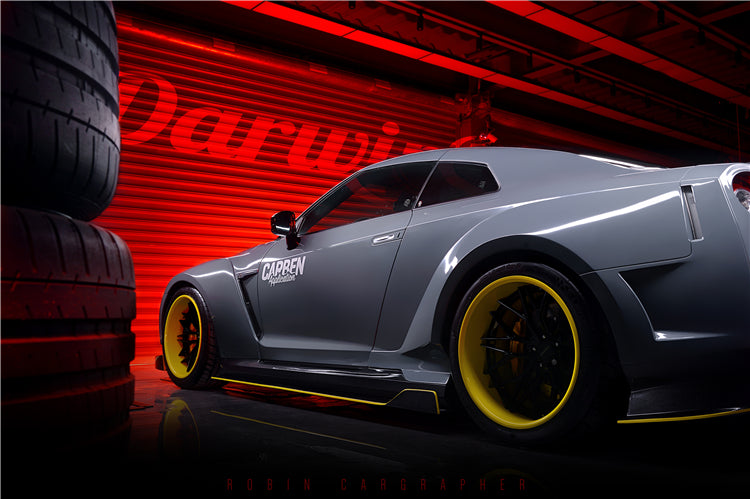 2008-2022 Nissan GTR R35 CBA/DBA/EBA BKSSII Style Partial Carbon Fiber ...