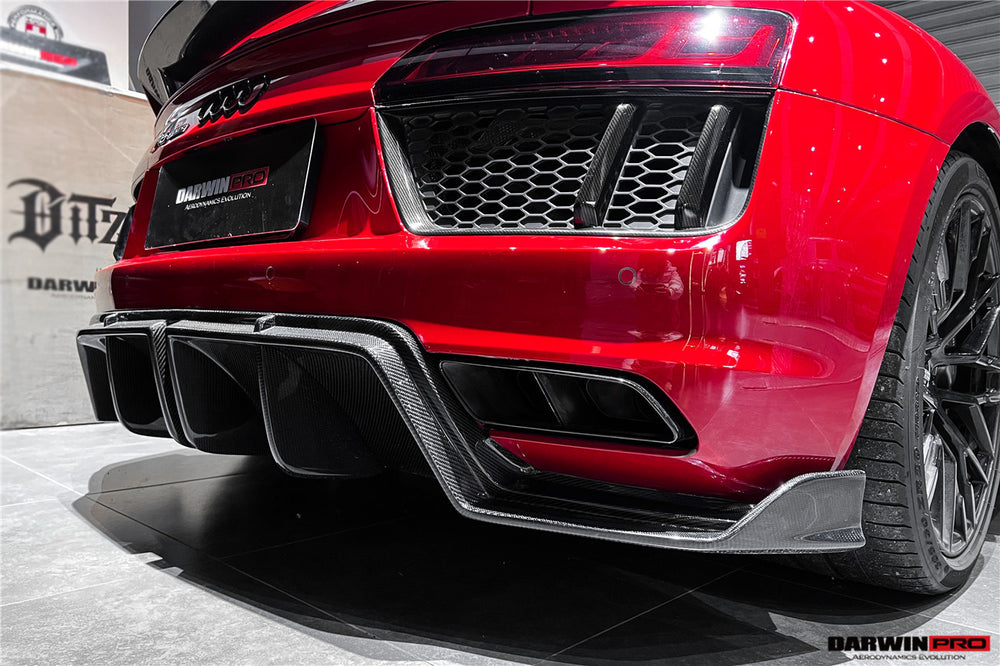 2016-2018 Audi R8 Coupe/Spyder iMP Performance Carbon Fiber Rear Diffuser - DarwinPRO Aerodynamics