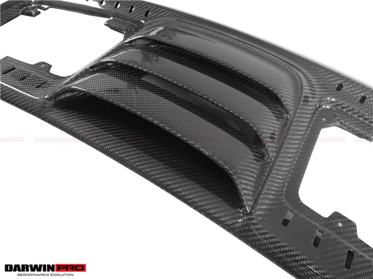 2016-2019 Porsche 911 991.2 Turbo/S Carbon Fiber Engine Hood Vent - DarwinPRO Aerodynamics