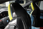  2021-UP BMW M4 G82/G83 Carbon Fiber Seat-Back Cover - DarwinPRO Aerodynamics 