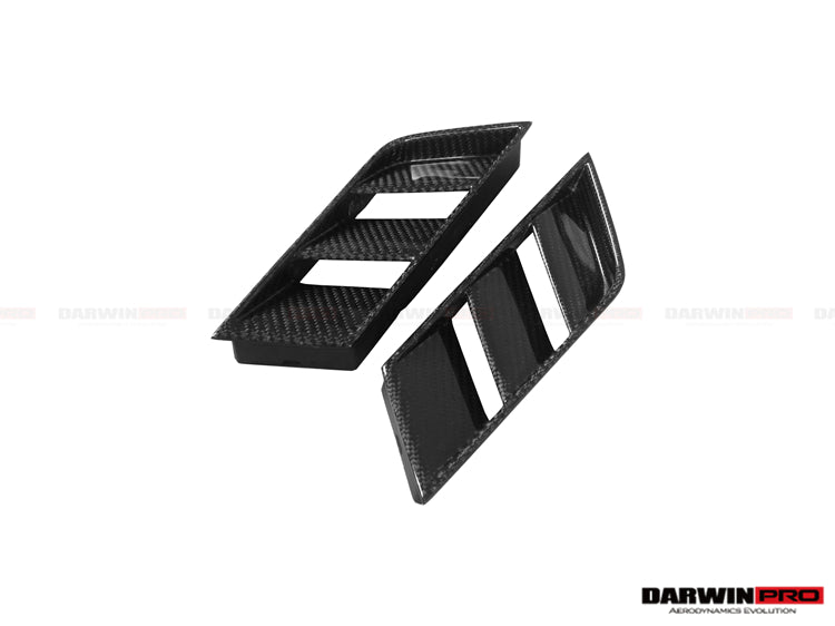 2017-2022 Nissan GTR R35 EBA Carbon Fiber Rear Diffuser Side Vents - DarwinPRO Aerodynamics