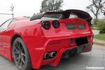  2004-2009 Ferrari F430 ASI Style Rear Bumper - DarwinPRO Aerodynamics 