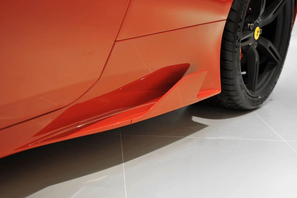 2013-2015 Ferrari 458 Speciale Carbon Fiber Side Skirt Canards - DarwinPRO Aerodynamics