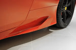  2013-2015 Ferrari 458 Speciale Carbon Fiber Side Skirt Canards - DarwinPRO Aerodynamics 