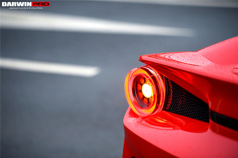 2010-2015 Ferrari 458 Coupe/Spider BKSS Style Tail Light Cover - DarwinPRO Aerodynamics