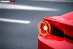  2010-2015 Ferrari 458 Coupe BKSS Style Partial Carbon Fiber Rear Bumper And Carbon Fiber Trunk W/ Tail Light Cover - DarwinPRO Aerodynamics 