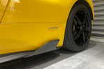  2010-2015 Ferrari 458 Coupe/Spyder Speciale Style Carbon Fiber Side Skirts Canards - DarwinPRO Aerodynamics 