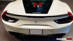  2015-2020 Ferrari 488 GTB BKSS Style Carbon Fiber Trunk Spoiler - DarwinPRO Aerodynamics 