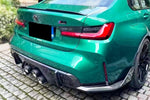  2021-UP BMW M3 G80 MP Style DRY Carbon Fiber Middle Rear Lip with Winglets 