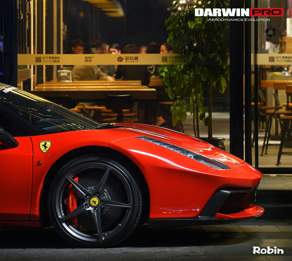 2010-2015 Ferrari 458 Coupe BKSS Style Partial Carbon Fiber Full Body Kit - DarwinPRO Aerodynamics