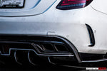  2015-2021 Mercedes Benz W205 C63/S AMG Sedan IMP Performance Carbon Fiber Rear Diffuser w/ Caps - DarwinPRO Aerodynamics 