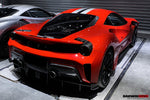  2018-2022 Ferrari 488 Pista Carbon Fiber Rear Diffuser - DarwinPRO Aerodynamics 