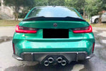  2021-UP BMW M4 G82 G83 MP Style Dry Carbon Fiber Middle Rear Lip with Winglets 