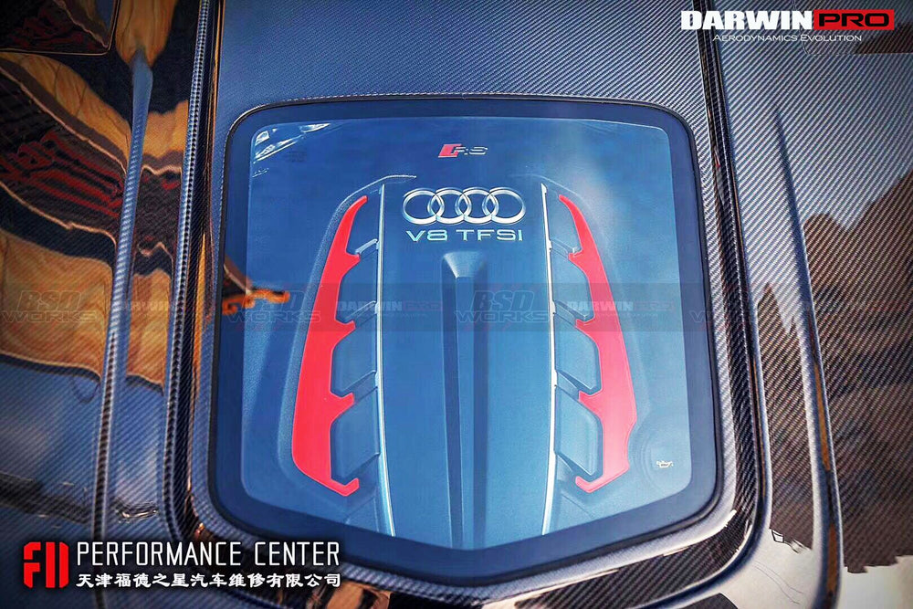2013-2018 Audi A6 S6 RS6 BKSS Style Carbon Fiber Hood - DarwinPRO Aerodynamics
