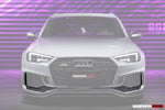  2017-2019 Audi RS4 B9 Front Bumper Trim Lip 