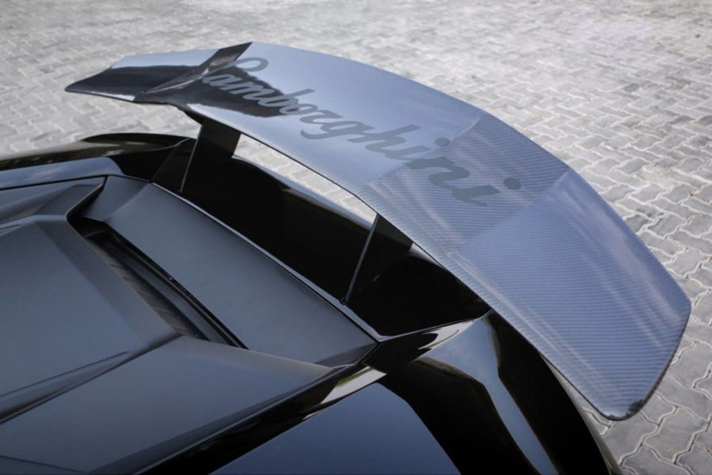 2015-2025 Lamborghini Huracan LP610 & LP580 & EVO & Tecnica DE Style Trunk Spoiler - Carbonado