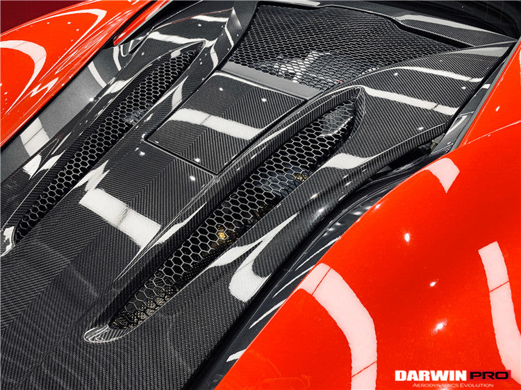 2015-2020 McLaren 540c/570s Coupe Autoclave Carbon Fiber Rear Engine Trunk Replacement - DarwinPRO Aerodynamics