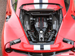  2015-2020 Ferrari 488 GTB/Spyder Dry Carbon Fiber Engine Cover Replacement - DarwinPRO Aerodynamics 