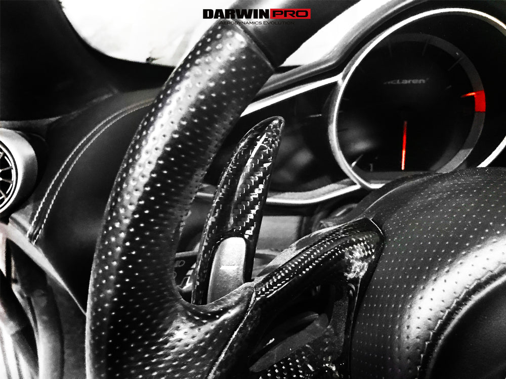 2011-2020 McLaren 540c/570s/650s/12C Autoclave Carbon Fiber Shift Paddles - DarwinPRO Aerodynamics