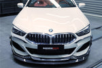  2018-2022 BMW 8 Series G14 Convertible/G15 Coupe/G16 4DR-Gran Coupe 840/850 IMP Style Carbon Fiber Front Bumper Canards - DarwinPRO Aerodynamics 