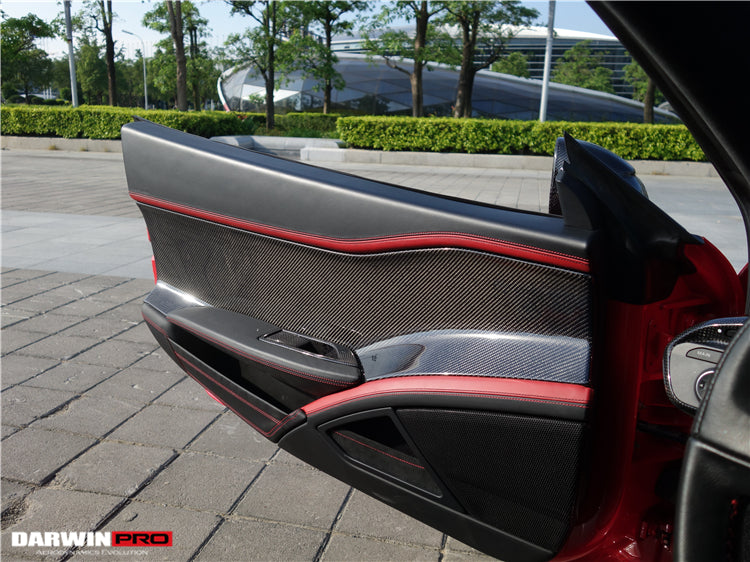 2010-2015 Ferrari 458 Coupe/Spyder Carbon Fiber Door Panel Interior - DarwinPRO Aerodynamics