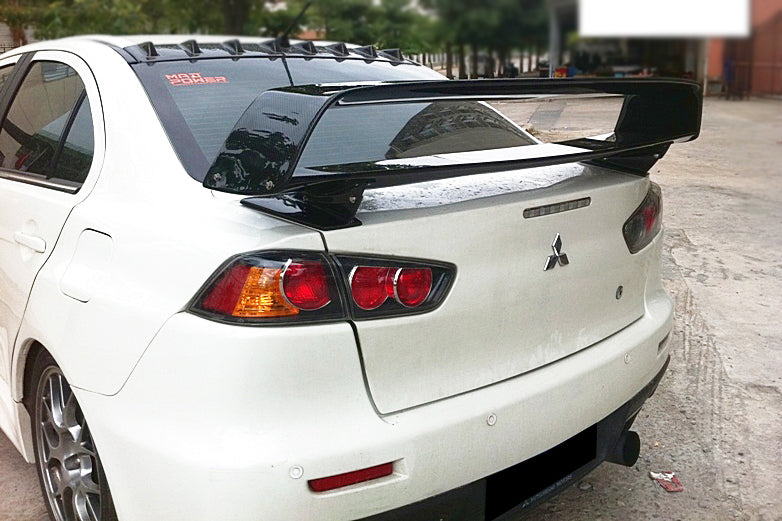 2007-2016 Mitsubishi Evo10 VTX Style Carbon Fiber Trunk Spoiler Wing