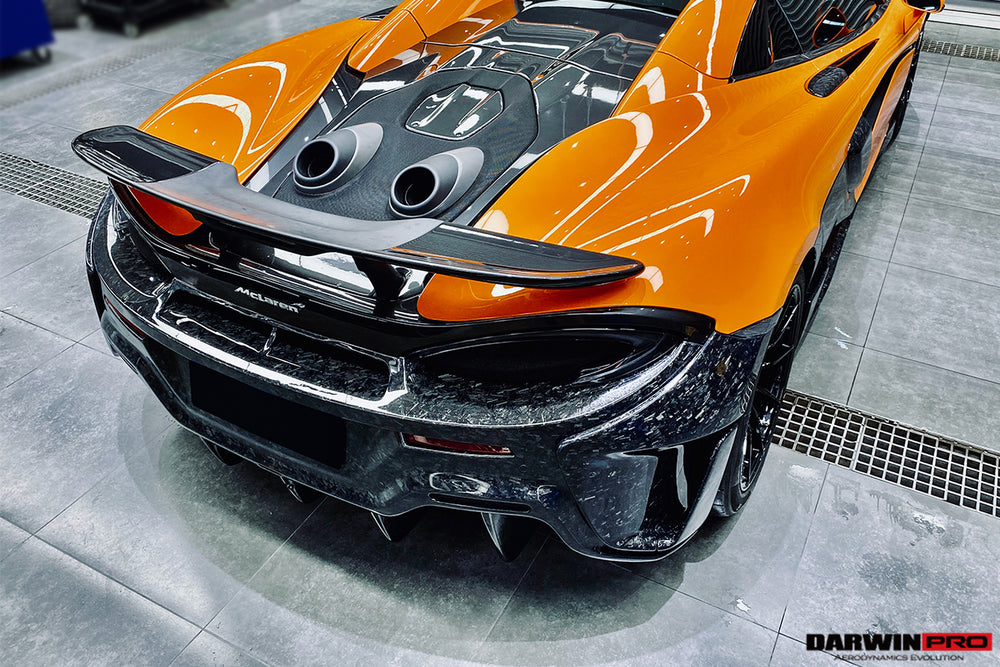 2018-2021 McLaren 600lt Carbon Fiber Rear Bumper Side Canards - DarwinPRO Aerodynamics