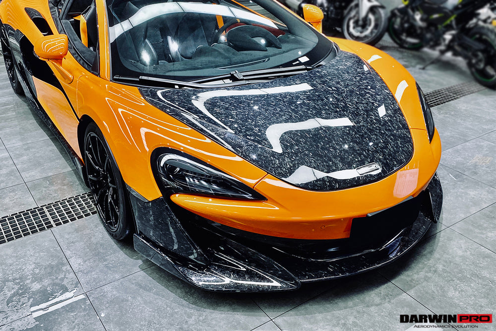 2018-2021 McLaren 600lt Carbon Fiber Front Bumper Side Splitter - DarwinPRO Aerodynamics