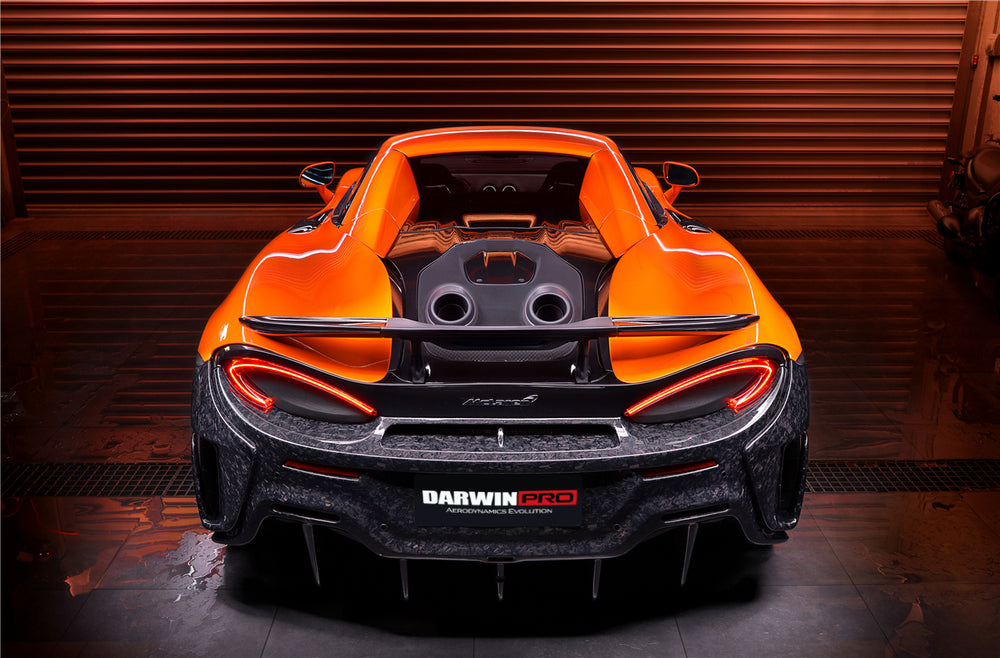 2018-2021 McLaren 600lt Carbon Fiber Rear Bumper Side Canards - DarwinPRO Aerodynamics