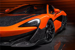  2018-2021 McLaren 600lt Carbon Fiber Front Bumper Side Splitter - DarwinPRO Aerodynamics 