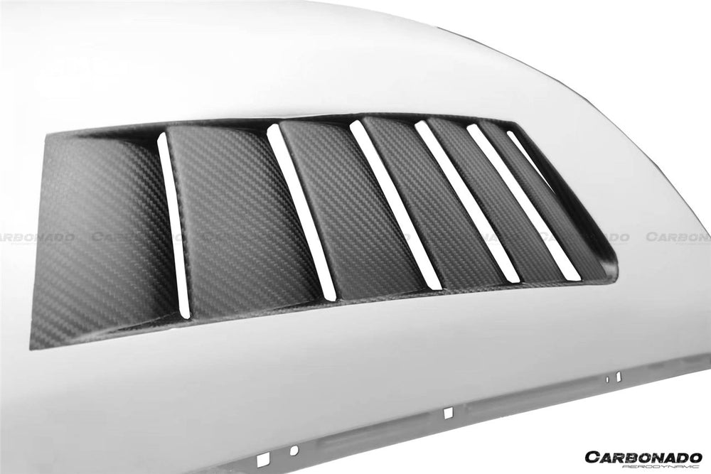2014-2017 McLaren 650S OD Style Autoclave Carbon Fiber Front Fender - Carbonado