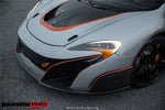  2014-2017 McLaren 650S  675LT Style Partial Carbon Fiber Front Bumper - DarwinPRO Aerodynamics 