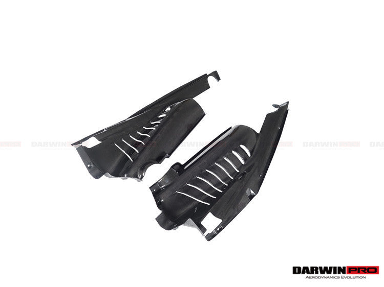 2015-2019 Ferrari 488 GTB Dry Carbon Fiber Engine Bay Panels and Heat Protection - DarwinPRO Aerodynamics