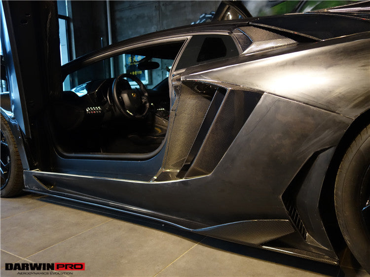 2011-2016 Lamborghini Aventador LP700 Coupe/Roadster Carbon Fiber Engine Air Intakes - DarwinPRO Aerodynamics