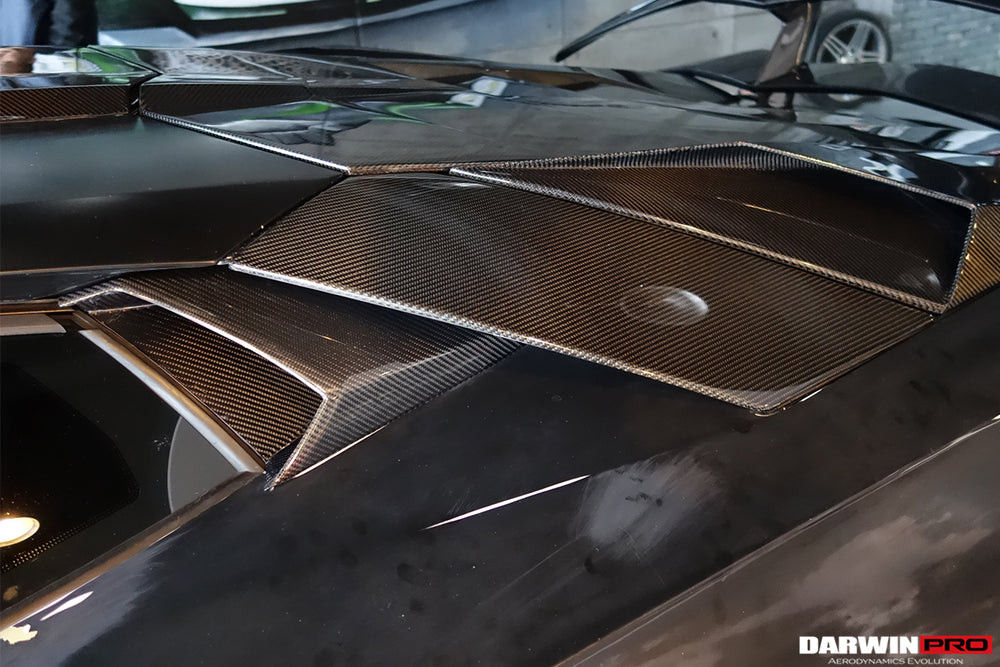 2011-2016 Lamborghini Aventador LP700 Coupe/Roadster Carbon Fiber Engine Air Intakes - DarwinPRO Aerodynamics