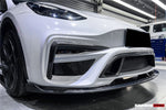  2020-2022 Tesla Model Y IMP-II Style Carbon Fiber Front Bumper - DarwinPRO Aerodynamics 