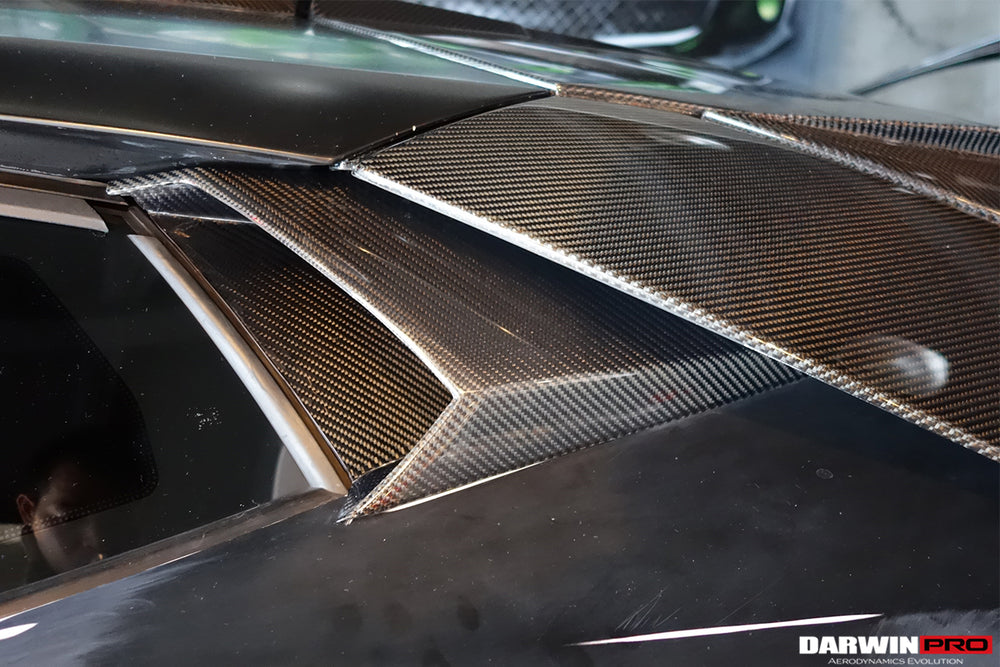 2011-2016 Lamborghini Aventador LP700 Coupe/Roadster Carbon Fiber Engine Air Intakes - DarwinPRO Aerodynamics