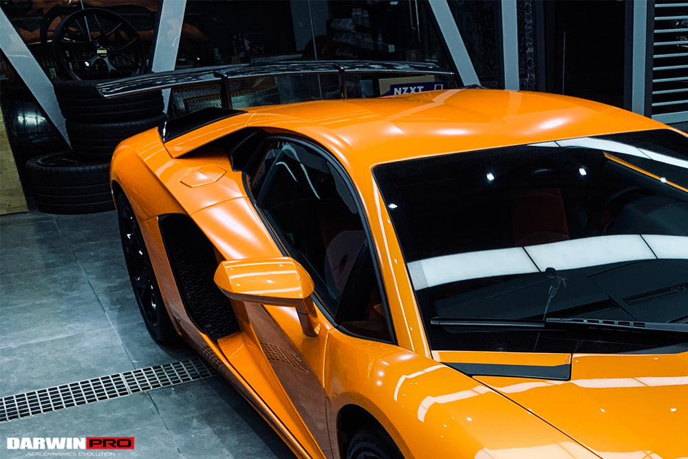 2011-2021 Lamborghini Aventador LP700 LP740 Coupe/Roadster SV Style Trunk Wing - DarwinPRO Aerodynamics