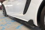  2017-2023 Porsche 718 Cayman/Boxster AM Style Carbon Fiber Side Skirts - Carbonado 